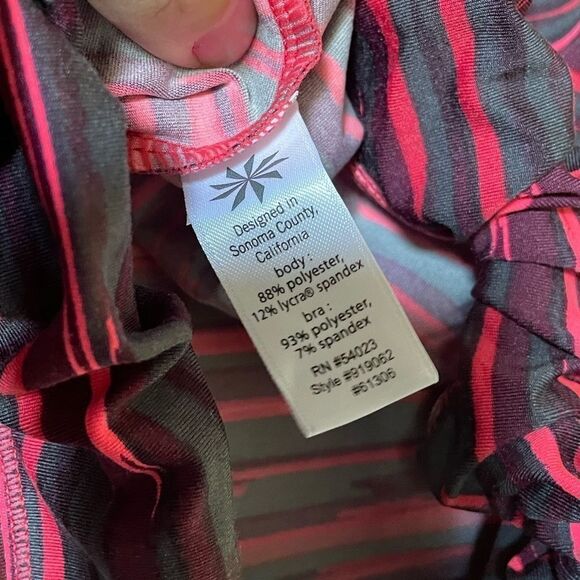 ATHLETA Painted Pattern Tinker Workout Adjustable Tie Tank Top - Picture 10 of 11